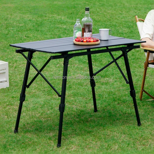 <span class=keywords><strong>Table</strong></span> pliante d'extérieur réglable en hauteur en aluminium pour barbecue, pique-nique et <span class=keywords><strong>camping</strong></span> – Vente en gros - Product Image 3