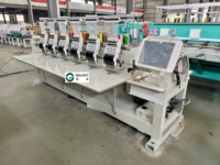 Machine à broder industrielle de haute qualité, 12 aiguilles, 6 têtes, personnalisable pour chapeaux, vêtements, chaussures, sacs, sweats à capuche, prix avantageux