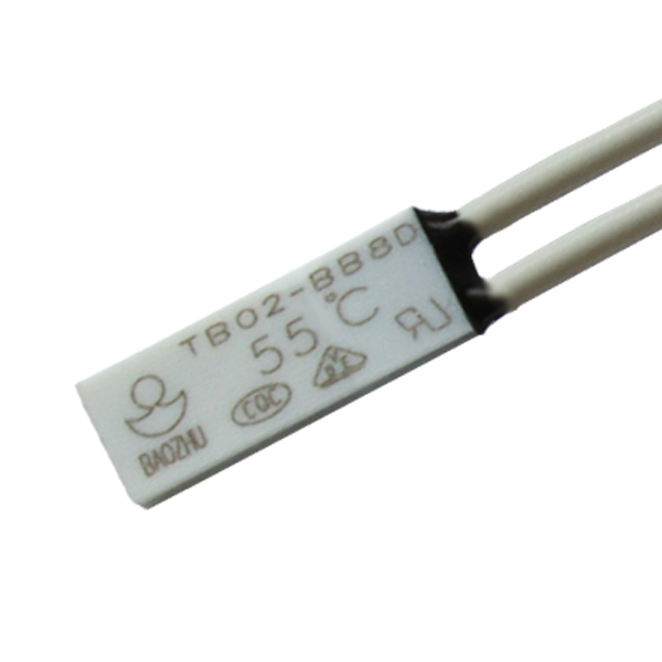TB02-BB8D thermal protector snap-action bimetal temperature control low resistance TB02 thermal switch for battery packs