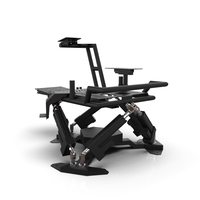 Plataforma Simuladora de Movimiento Racebear 6DOF |   Empaquetado Compacto en 1.2 ㎡   Para un envío fácil |   Simulador listo para carreras/vuelos