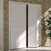 Portes à volets pliantes en alliage d'aluminium personnalisées les plus vendues portes à persiennes pliantes