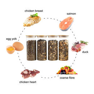 OEM Protein tinggi lemak rendah organik rasa ayam & ikan makanan kucing kering tanpa rasa buatan - Product Image 4