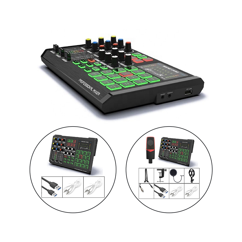 Новая звуковая карта C200, звуковая карта, студийная запись, шумоподавление, прямая трансляция