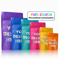 Bolsas Mylar Personalizadas al por Mayor con Logotipo, Resellables, a Prueba de Humedad, Acabado Mate, Tipo Stand-Up, para Granos de Café, Snacks, Proteína en Polvo, Gelatina y Alimentos
