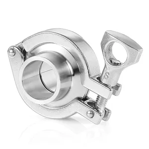 Pipe Fitting 304 Stainless Steel Quick Fit Joint Clamp Set Sanitary Chuck Quick Fitting