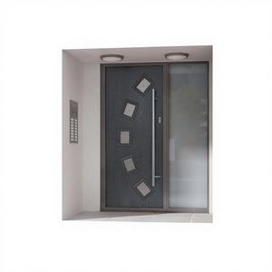 Puertas de Patio Modernas de Madera Maciza con Vidrio con Plomo, Resistentes a los Arañazos, Insonorizadas, Ignífugas, Color/Tamaño Personalizables para Apartamentos y Dormitorios - Product Image 1