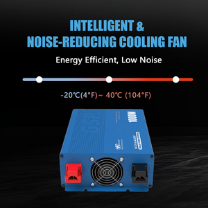 อินเวอร์เตอร์แปลงไฟ GSP 12V 1000W แบบ Pure Sine Wave จากไฟ DC เป็นไฟ AC สำหรับรถยนต์ รถบ้าน รถบรรทุก บ้านพักอาศัย ใช้กลางแจ้ง กรณีฉุกเฉิน และแปลงไฟจากพลังงานแสงอาทิตย์ - Product Image 2