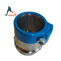 Adaptateur de fixation de tube en acier inoxydable naturel JZ, raccord de tube prothétique pour composants prothétiques des membres inférieurs
