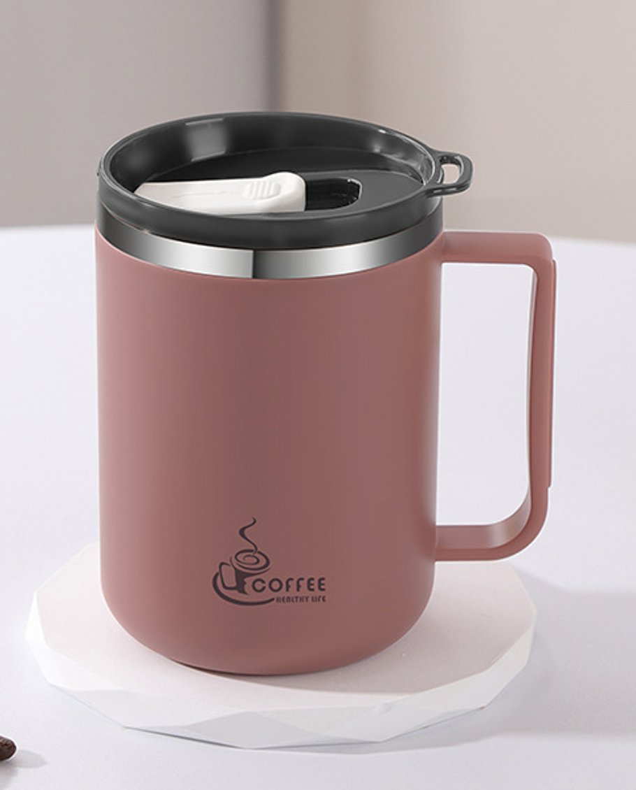 Bean paste red 304-single cup push lid