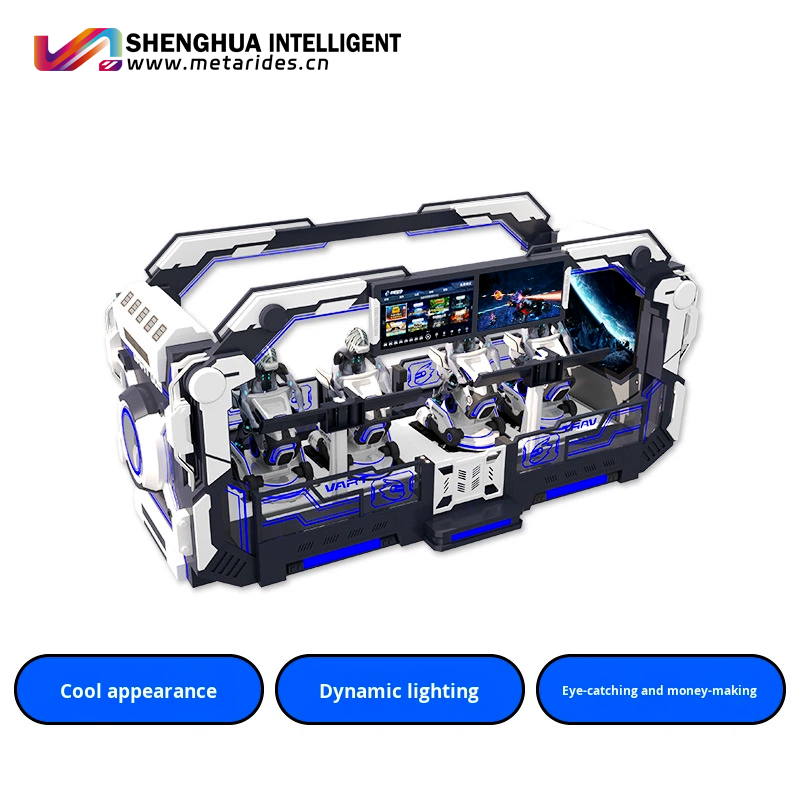 Reality Virtual Game Machine 4 Seats 9d Vr Roller Coaster Fly Ride ...