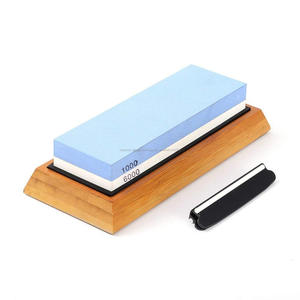 <span class=keywords><strong>Norton</strong></span> combinación de agua natural cuchillo <span class=keywords><strong>piedra</strong></span> de <span class=keywords><strong>afilar</strong></span> whetstone 1000, 6000 de bambú base cuchillo y guía - Product Image 2