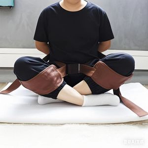 Cinturón de Meditación con Soporte Lumbar, Corrección Espinal, Correa Ergonómica de Doble Posición de Loto, Accesorio de Yoga Unisex - Product Image 1