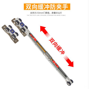 รางเชื่อมบัฟเฟอร์แรมโบ้ขนาด33x33มม. สำหรับฮาร์ดแวร์ประตูบานเลื่อนที่มีคุณสมบัติการหมุนที่ราบรื่น - Product Image 5