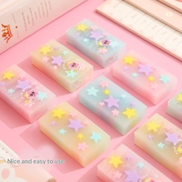 Gomme en forme d'étoile de dessin animé, gomme mignonne pour papeterie, gomme à crayon artistique