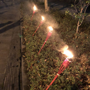 Classic Carved Bamboo <strong>Tiki</strong> <strong>Torch</strong> with Eco-Friendly Warmth-Emitting Lighting New Design Landscape Flaming <strong>Torch</strong> - Product Image 6