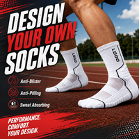 Chaussettes de sport en coton personnalisées de haute qualité avec logo, chaussettes de basketball athlétiques pour hommes et femmes, chaussettes de sport mi-mollet personnalisées
