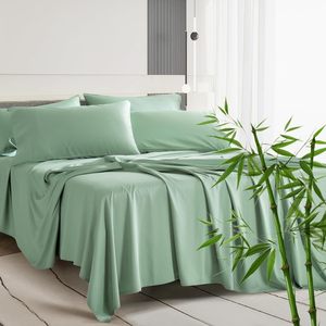 100% Juegos de bambú al por mayor Juegos de cama Sábana y funda de almohada T/F/Q/K/<span class=keywords><strong>CK</strong></span> Tamaño 300TC Juego de sábanas de viscosa de Bambú - Product Image 1