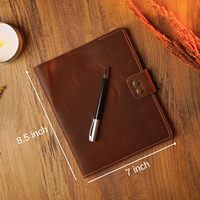 Étui pour cartes en cuir véritable rétro durable avec logo personnalisé, couverture de passeport et de carnet, cadeau