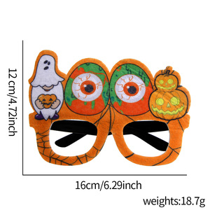 Nouveauté Lunettes d'Halloween Araignée <span class=keywords><strong>Citrouille</strong></span> Accessoire de Cosplay pour Photobooth Monture de Lunettes Amusante de Dessin Animé pour Décoration de Fête Enfants et Adultes - Product Image 4