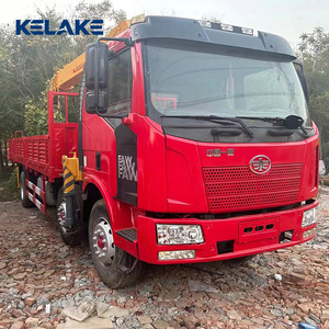 Nouveau camion grue JIEFANG 4x2 de 5 à 10 tonnes avec grue montée, bras de levage, commande à distance, assurance qualité, vente directe d'usine - Product Image 2