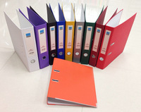 Carpeta Archivadora de Papel Personalizada, Tamaño A4/FC, Carpeta de Anillas con Palanca de 2 Anillas, Cubierta Rígida de PP, Carpeta de Gestión de Archivos de Cartón