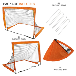 Portería emergente para niños ligera al por mayor portería emergente cuadrada plegable para entrenamiento de fútbol portería emergente de fútbol - Product Image 2