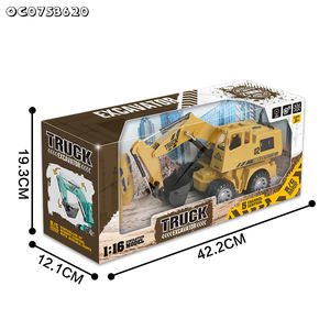 Vente en gros de joints mobiles 5 canaux Rc Engineering Vehicle Truck 1:16 Scale Remote Control Digger Excavator Toy avec lumière - Product Image 6