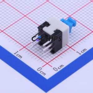 XKB7070-W <b>Push</b> <b>Button</b> <b>Switch</b> Through hole Component (THT) <b>Switch</b> No Lock Rectangle <b>Button</b> Through Hole 100mA - Product Image 2