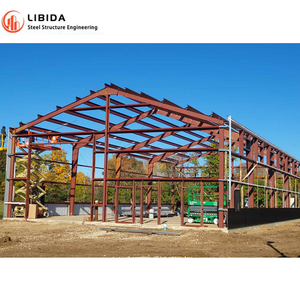 Bâtiment préfabriqué en acier moderne pour salle et atelier, taille et couleur personnalisables, certifié CE - Product Image 2