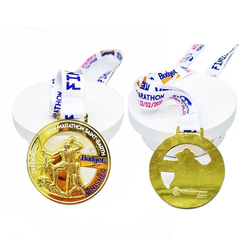 Individuelle Metall 5K Running Sport-Medaille mit Band Hersteller individuelle Karate Taekwondo-Medaillen