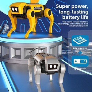 Yutong 1:5 Schaal Diy <span class=keywords><strong>Robot</strong></span> Hond Afstandsbediening Vierpotige Zonne-Energie Digitaal Speelgoed Kinderen 'Geassembleerd Grensoverschrijdend Wetenschappelijk Plastic - Product Image 5