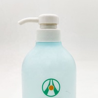 Vente en gros de flacons en plastique pour savon liquide, shampooing, gel douche, lotion pour le corps, 400 ml, finition mate HDPE, toucher doux, pompe