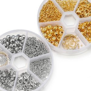 Diy Jewelry Accessories Kit Alloy Plated <b>Mixed</b> Shapes For Necklace Making <b>Box</b> Packaging - Product Image 5