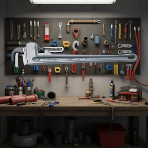 Clé à tuyau réglable 302 Aln de 18 pouces de long, outil de plomberie robuste - Product Image 3