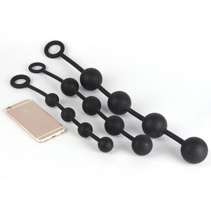 DKKtech <strong>Anal</strong> <strong>Chain</strong> with 6 Balls Adults Erotic Prostate Massage <strong>Anal</strong> Bead Silicone Butt Vaginal Plug Ring Sex Toys for Men Women - Product Image 2