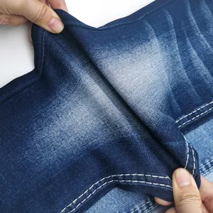 Aufar 8.5oz 1/3 twill high stretch denim fabric jeans dyed ready goods denim fabric factory D54B1295
