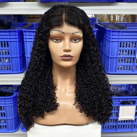 Cabello Humano Virgen SDD HD para Peluca sin Pegamento, Cierre 5x5, Super Doble Trama, 20 Pulgadas para Rizos, Frontal Completo, para Mujeres Negras