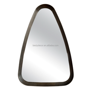 <strong>Triangle</strong> Rustic Living Room Furniture Wall Decorative Handmade Garden Outdoor Wall Hanging Circle Irregular Espejos <strong>Mirror</strong> - Product Image 3