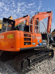 Excavadora Usada Hitachi ZX120 de 12 Toneladas, Excavadora de Orugas Mediana, Motor Isuzu Original, Pocas Horas de Uso, para Construcción - Product Image 1