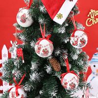 Lot de 7 boules de Noël décoratives à suspendre pour sapin, modèle 75-287, vente en gros, idéal pour le découpage - Le best-seller