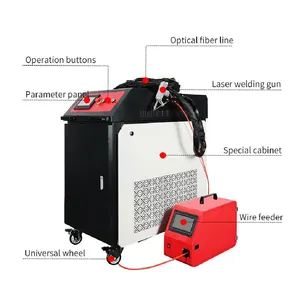 Robotic Laser Weders Cleaner Cutter 3 In 1 Multifunctional 3000w 1500w 1000w Robot Arm Automatic Laser Welding Machines Price