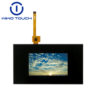 Panel Layar Sentuh LCD 4.3 Inci FT5436 Kaca 0.4mm G+G untuk Elektronik Konsumen Rumah Pintar