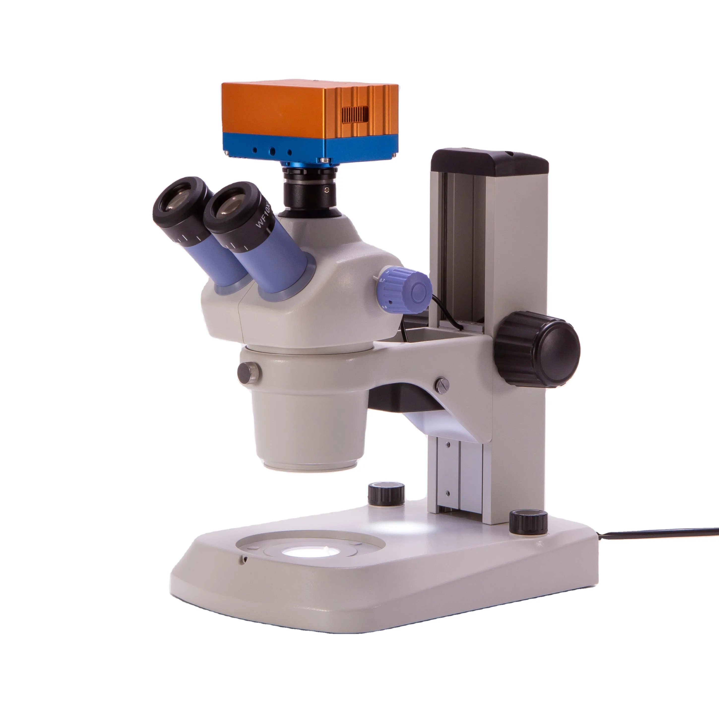 Trichoscoop Continue Zoomverhouding 1:4.5 Groot Gezichtsveld Oculair Gezichtsveld 20Mm Met 4K Microscoop Industriële Camera