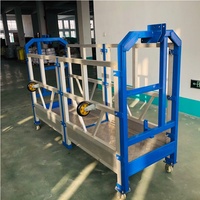 Plataforma de Trabajo Suspendida de Acero Inoxidable y Aleación de Aluminio de Primera Calidad, Góndola para Limpieza de Cascos de Barcos y Mantenimiento de Astilleros