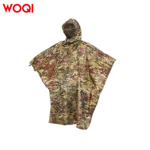 เสื้อกันฝนลายพรางสุดยอดเยี่ยม กันน้ำ สำหรับกิจกรรมกลางแจ้ง เดินป่า อุปกรณ์เอาตัวรอดฉุกเฉิน สำหรับผู้ใหญ่ ใช้ได้หนึ่งคน - Product Image 3