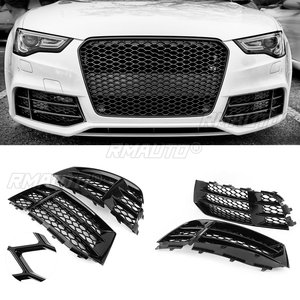 Grille de pare-chocs avant en nid d'abeille pour feux de brouillard, cache de phare antibrouillard pour Audi RS5 B8.5 2013 2014 2015 2016 8T0807681F - Product Image 2