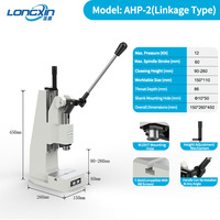 Máquina de Prensa Manual de Estructura de Enlace de Alto Rendimiento Modelo AHP-2 de Longxin, Entrega Directa de Fábrica