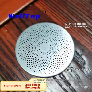 Cubierta de Malla para Altavoz Bluetooth de Cobre Grabada Personalizada Weituo, Mecanizada por CNC, Protector de Polvo Multitamaño, Técnica de Perforación, Modelo de Malla Grabada - Product Image 2