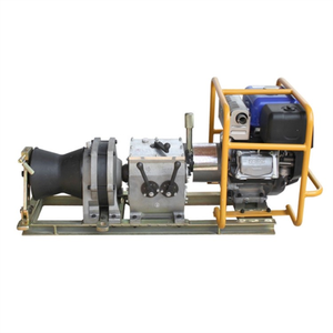 3t 5t 8t חגורה מונע <span class=keywords><strong>winch</strong></span> כבל חזק נייד עם מנוע דיזל מקורר אוויר לבנייה חשמלית - Product Image 3