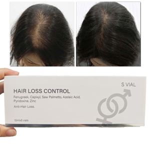 Siero in Fiale per Infoltimento Capelli con Peptidi e Saw Palmetto Infuso di Acido Ialuronico, Biologico e Vegano per la Crescita dei Capelli e del Cuoio Capelluto - Product Image 1